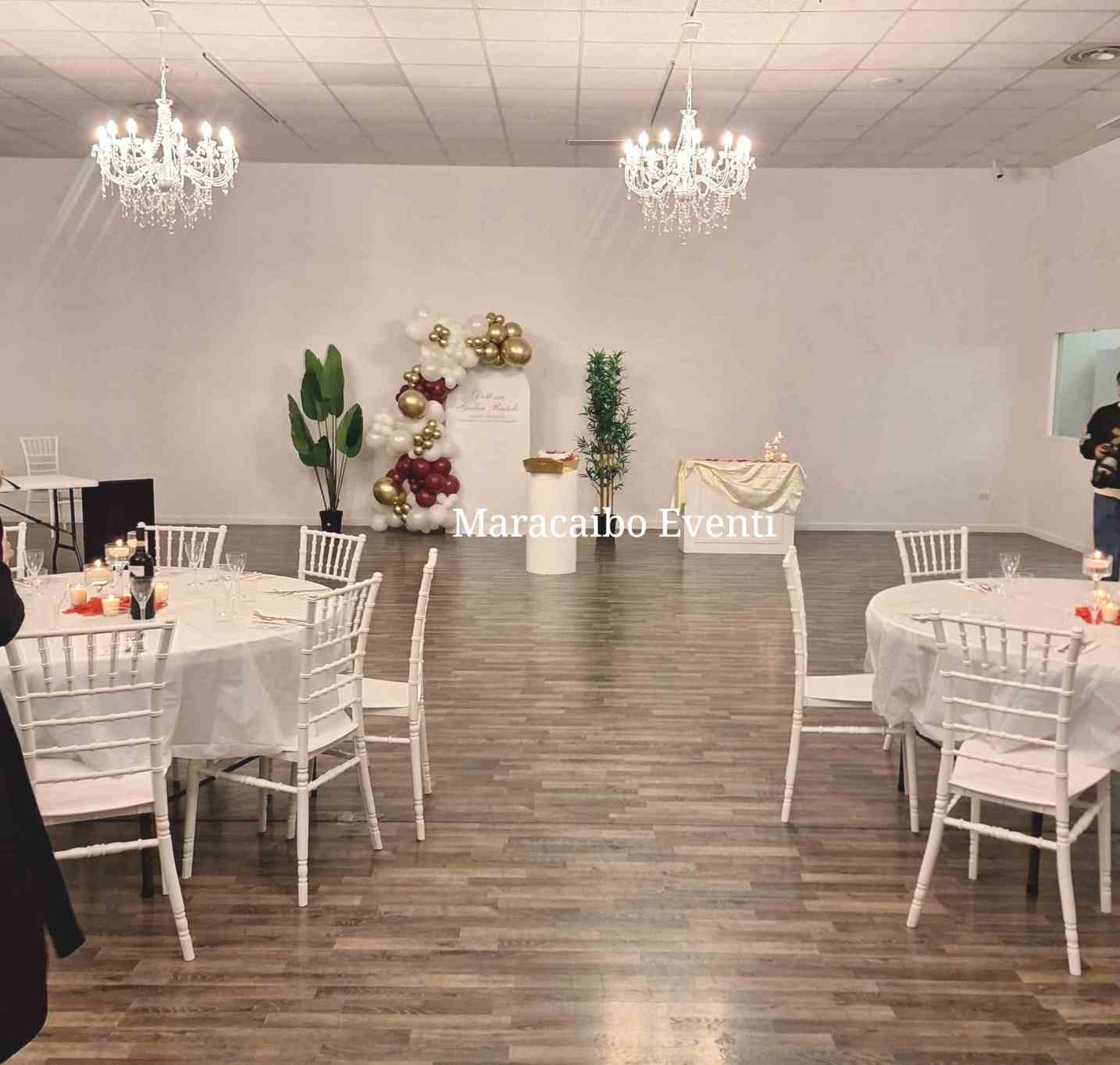 Sala feste di laurea Ancona servizio tutto incluso cena allestimento musica